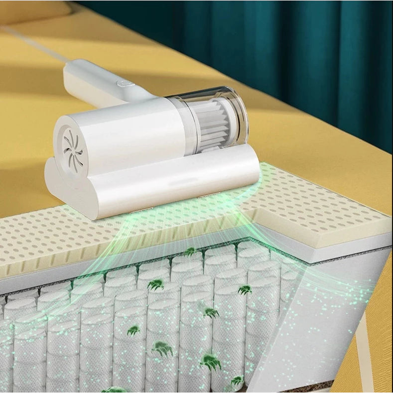Mini Aspirador Antiácaro com Luz UV – Portátil, Sem Fio e Ideal para Alergias