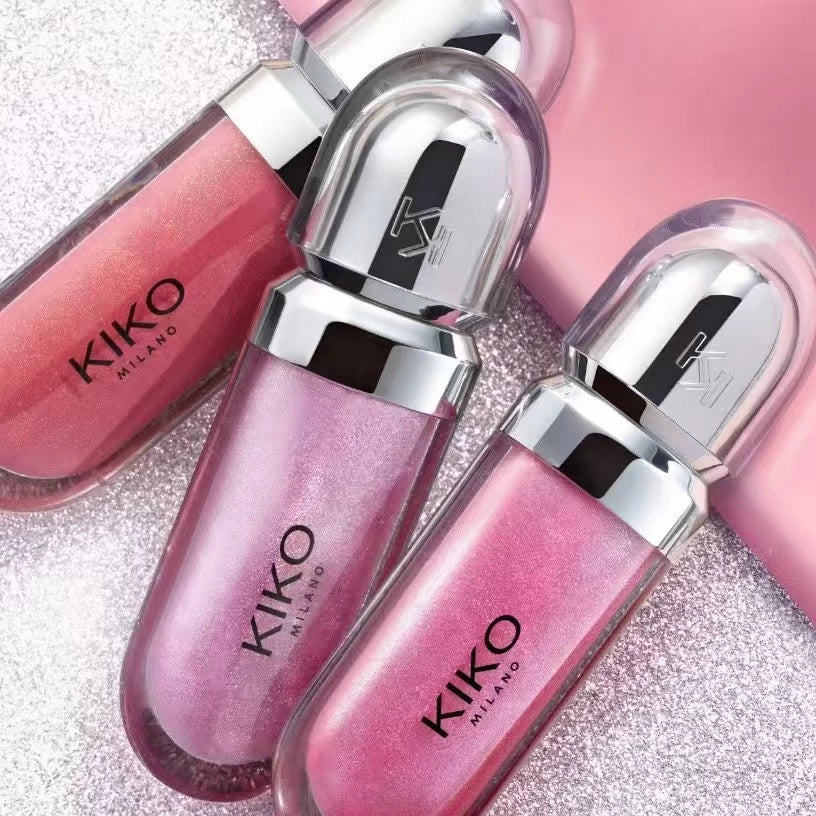 Kit 2 Gloss Kiko Milano 3D Hydra – Brilho Intenso, Hidratação e Sofisticação