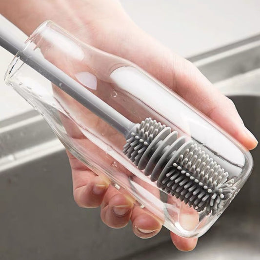 Escova de Silicone Multiuso com Cabo Longo