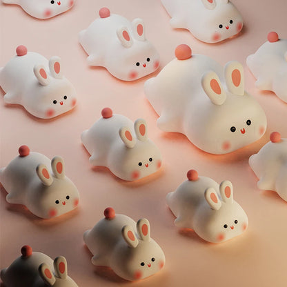 Luminária de Silicone em Formato de Coelho